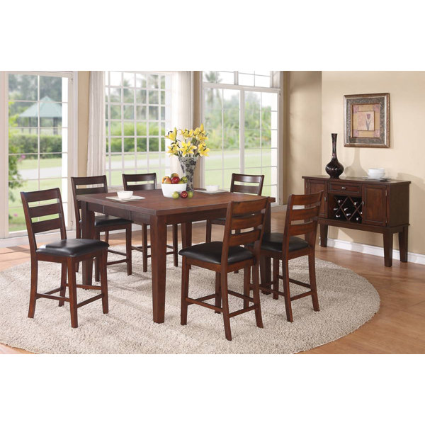 F&L Homes Studio Evelynyyi 8 Piece Extendable Dining Set Wayfair